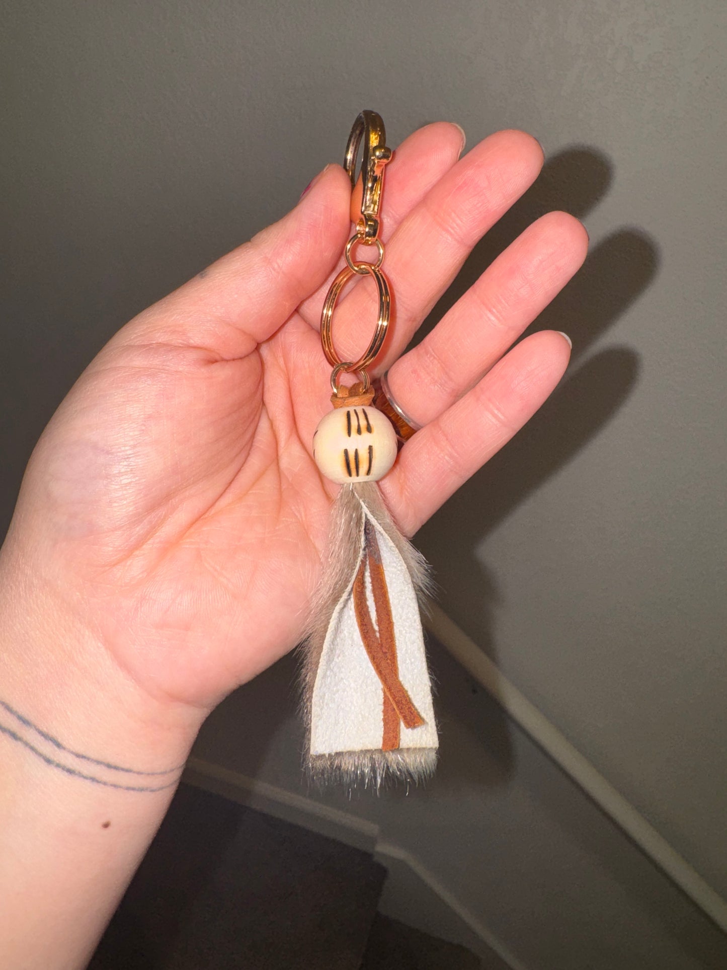 Sealskin + Deerskin Keychain