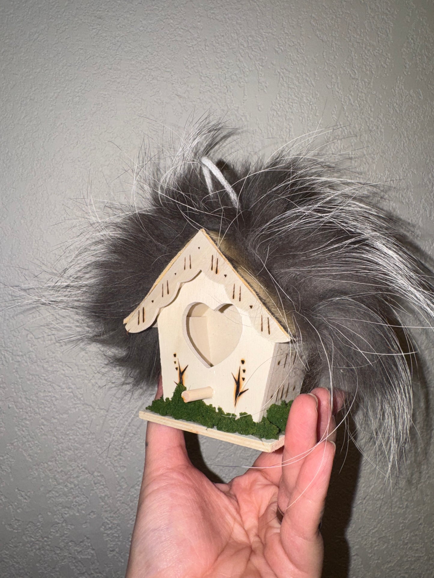 Sealskin Wolf Fairy House Ornament