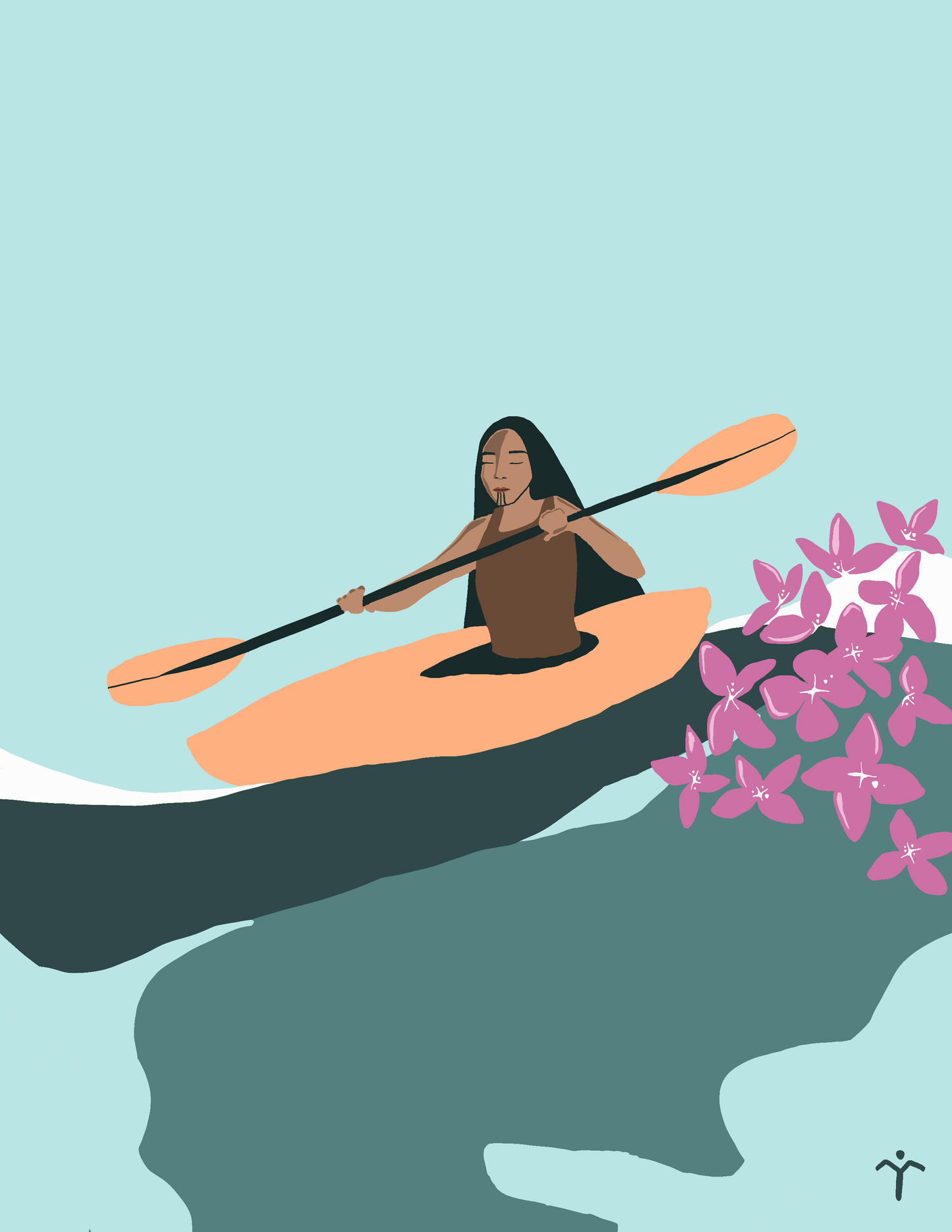Kayak Girl Limited Edition Print