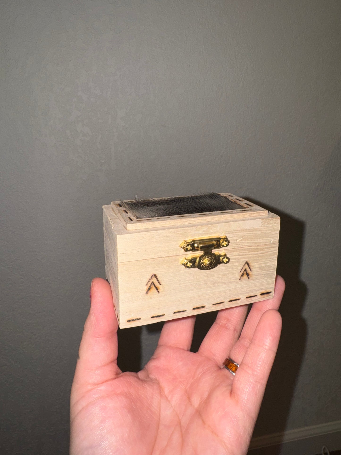 Sealskin Trinket Box