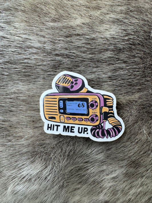 VHF Channel 68 Sticker